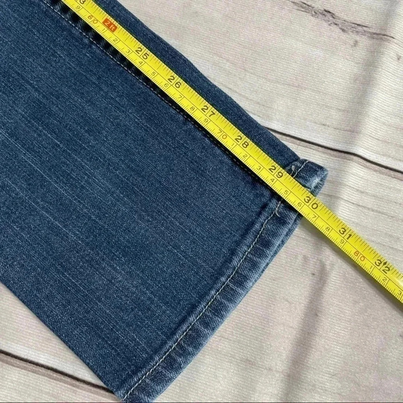 Arizona Jean Co Skinny Distressed Blue Jeans Sz 9 - Picture 14 of 14